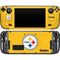 NFL Pittsburgh Steelers - Alternate Distressed Steam Deck Handheld Gaming Computer Skin